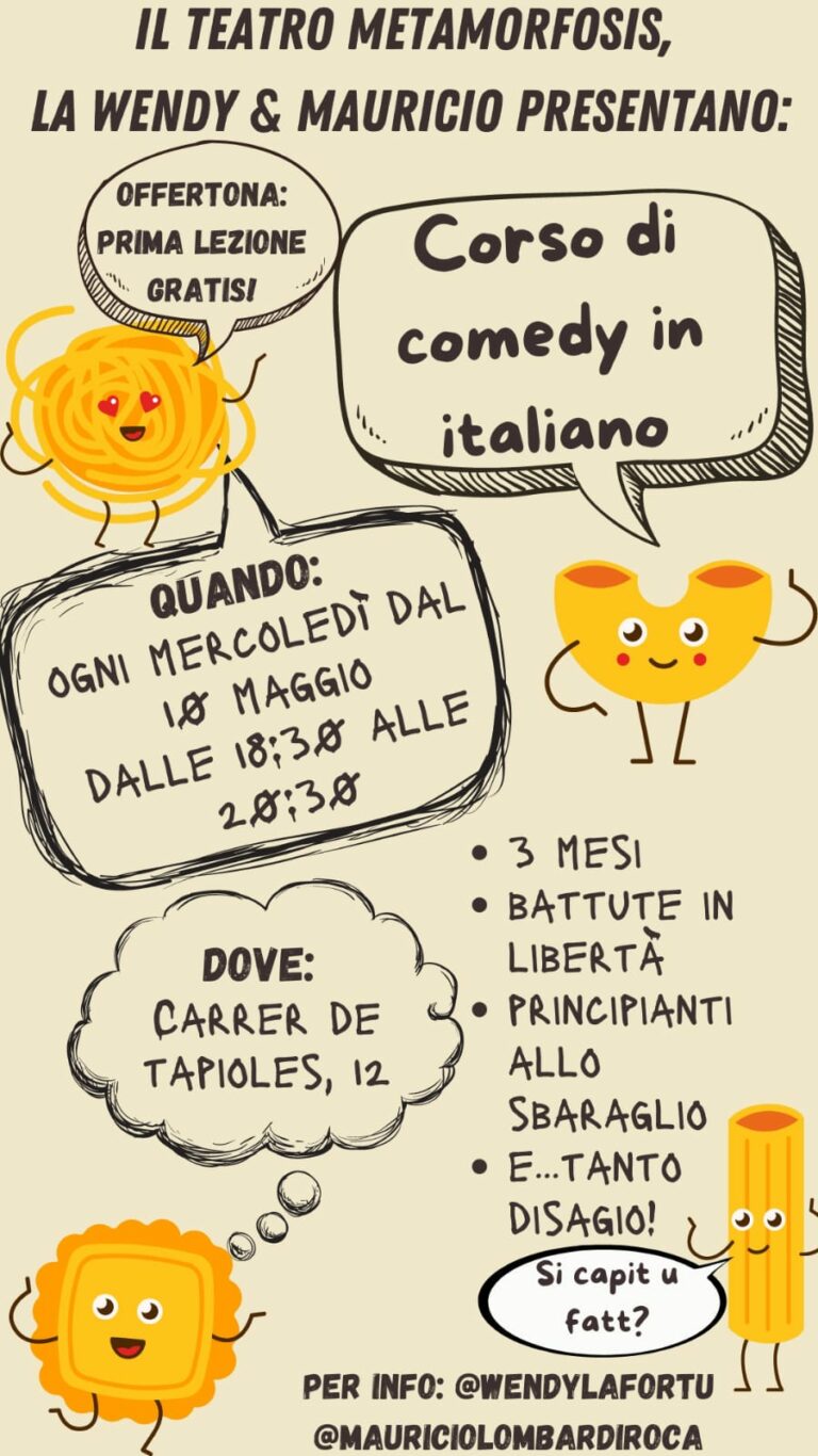 Workshop: Impara a fare stand up in italiano