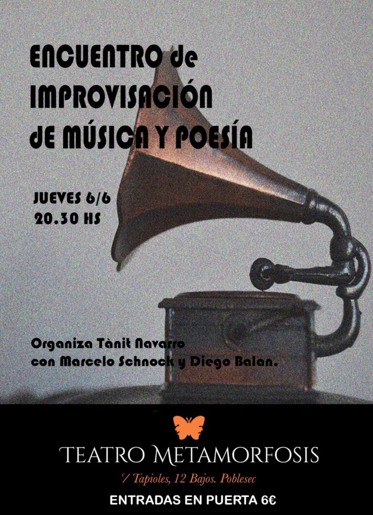 Encuentro de improvisación de música y poesía