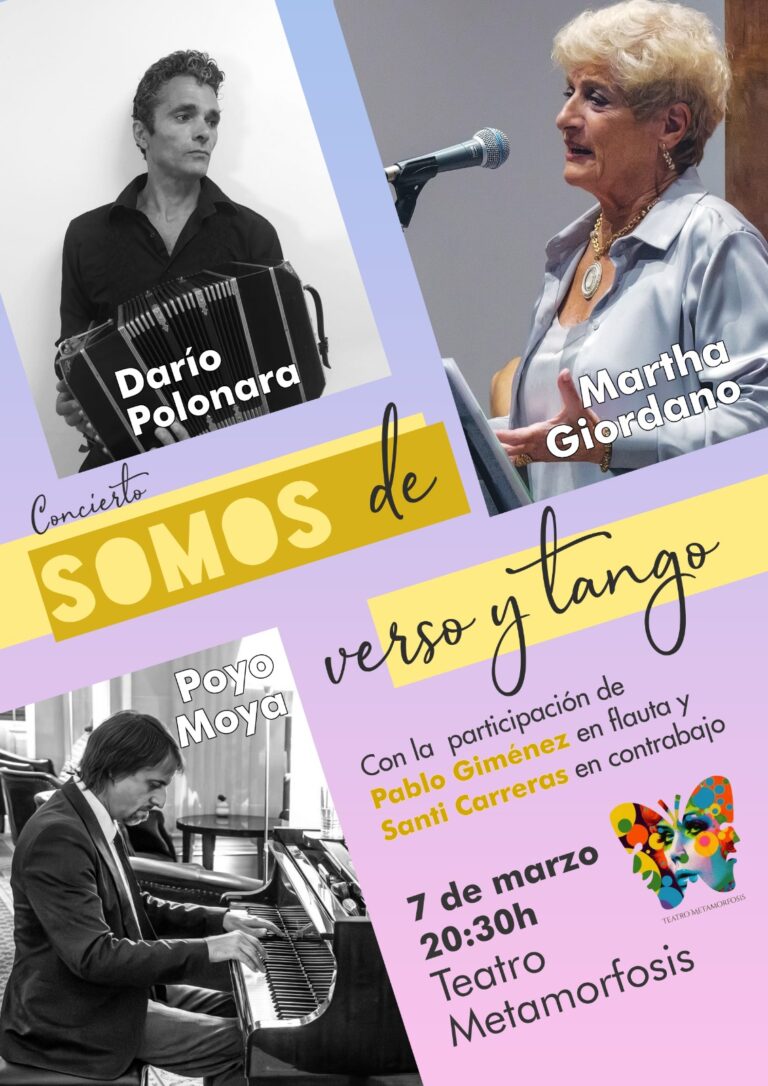 Somos de verso  y tango