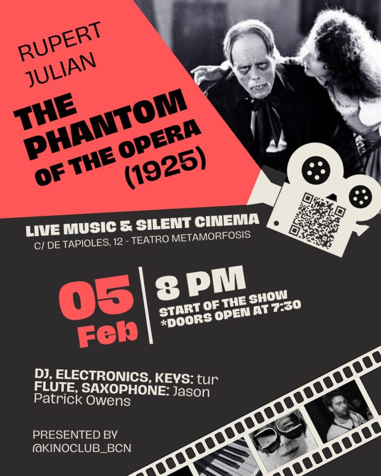 Live Music & Silent Cinema: The Phantom of the Opera (1925)
