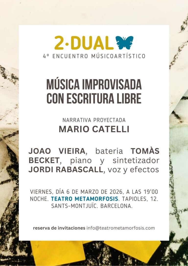 2-DUAL Música improvisada con escritura libre.