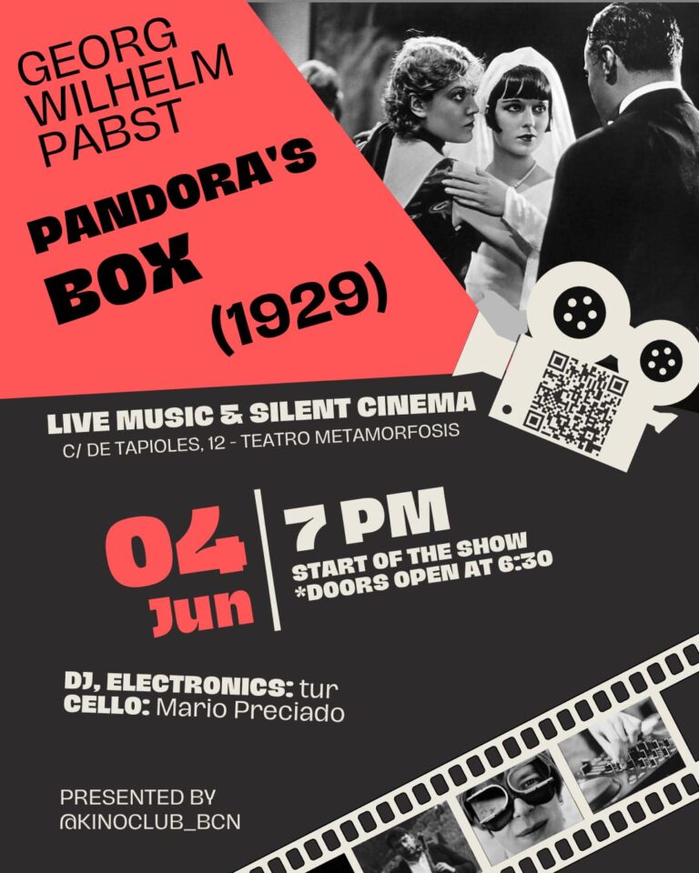 Live Music & Silent Cinema: Pandora’s Box (1929)