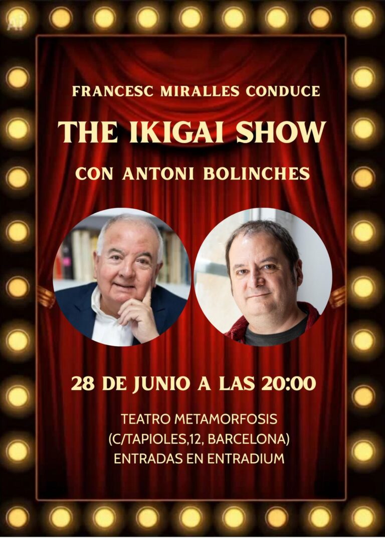 FRANCESC MIRALLES conduce The Ikigai Show con ANTONI BOLINCHES