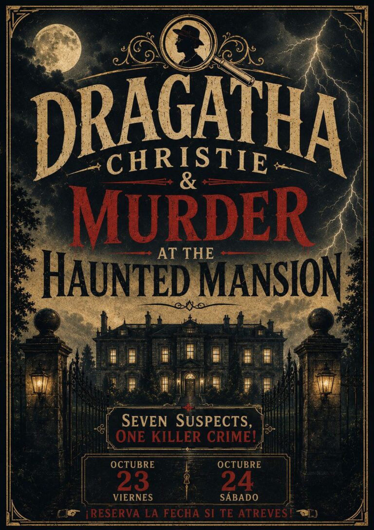 DRAGATHA CHRISTIE & MURDER AT THE HAUNTED MANSION