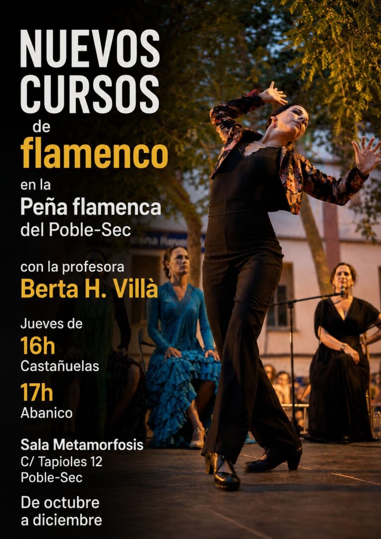 NUEVO CURSO DE FLAMENCO: CASTAÑUELAS Y ABANICO